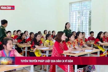 Tuyên truyền pháp luật qua dân ca ví dặm