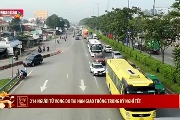 214 người tử vong do tai nạn giao thông trong kỳ nghỉ Tết