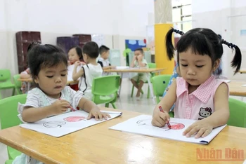 Trẻ mầm non. (Ảnh minh hoạ)