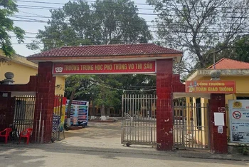Trường trung học phổ thông Võ Thị Sáu, huyện Bình Xuyên, tỉnh Vĩnh Phúc.