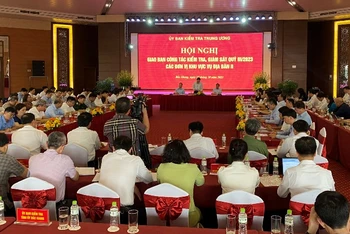 Hội nghị giao ban công tác kiểm tra, giám sát quý III/2023 các đơn vị thuộc Vụ địa bàn II của Ủy ban Kiểm tra Trung ương.