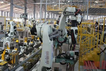Nhà máy sản xuất và lắp ráp ô-tô của Công ty cổ phần Tập đoàn Trường Hải, tại Quảng Nam. (Ảnh minh họa: Tấn Nguyên)