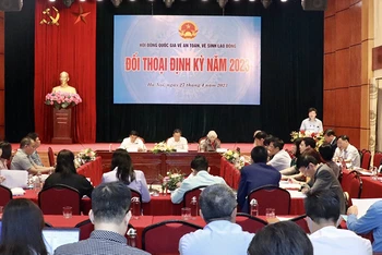 Toàn cảnh phiên đối thoại.