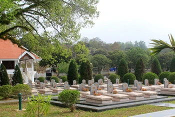 Nghĩa trang liệt sĩ A1 tại thành phố Điện Biên Phủ, tỉnh Điện Biên. (Ảnh: dienbientv.vn)