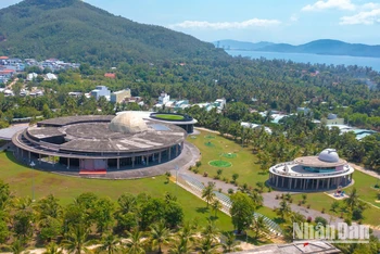 Trung tâm Khám phá khoa học và Đổi mới sáng tạo (phường Ghềnh Ráng, thành phố Quy Nhơn, Bình Định). (Ảnh LƯƠNG TÙNG)