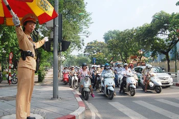 Bảo đảm an toàn giao thông trong kỳ nghỉ lễ 2/9 và đầu năm học mới. (Ảnh minh hoạ)