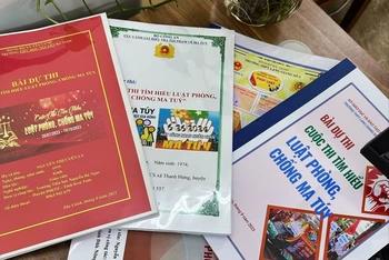 Một số tác phẩm dự thi.