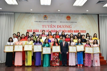 Tuyên dương nhà giáo, cán bộ nhà giáo tiêu biểu năm 2023.