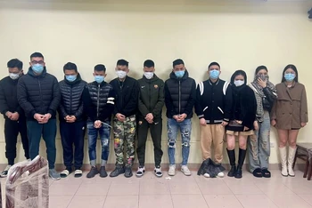 11 đối tượng dương tính với ma túy tổng hợp.
