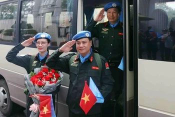 Tổ công tác số 5 nhận nhiệm vụ tại Phái bộ giữ giữ hòa bình Liên hợp quốc.