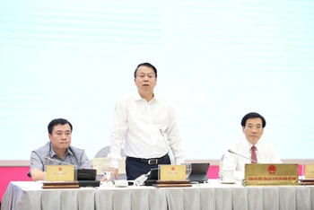 Thứ trưởng Bộ Tài chính Nguyễn Đức Chi nói về quản lý chống thất thu thuế đối với hình thức livestream bán hàng. Ảnh: VGP