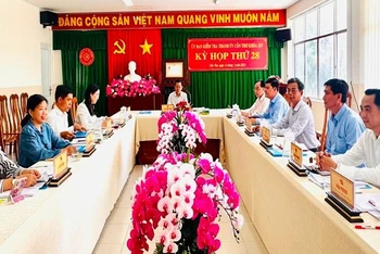 Quang cảnh kỳ họp thứ 28 của Ủy ban Kiểm tra Thành ủy Cần Thơ.