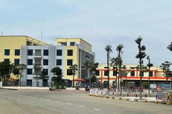Công ty TNHH giầy Kim Việt ở huyện Nông Cống, tỉnh Thanh Hóa.