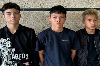Ba đối tượng bị bắt giữ.