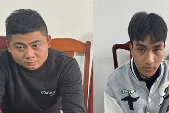 2 đối tượng bị Công an bắt giữ.
