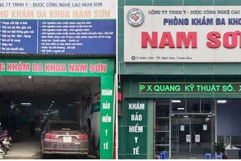 Phòng khám đa khoa Nam Sơn. (Nguồn: Trang facebook phòng khám)