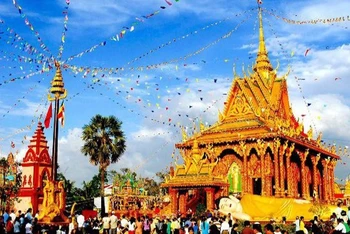 Tết Chôl Chnăm Thmây của người Khmer - Ảnh minh họa