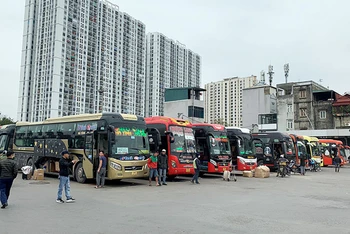 Bến xe Nước Ngầm sẵn sàng phục vụ hành khách dịp cao điểm Tết Nguyên đán.