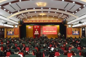 Hội nghị tổng kết nhiệm vụ năm 2022 của Cơ quan Tổng cục Chính trị. (Ảnh: Báo Quân đội nhân dân)