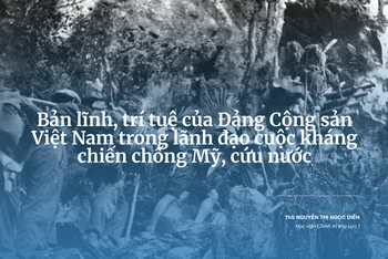Bản lĩnh, trí tuệ của Đảng Cộng sản Việt Nam trong lãnh đạo cuộc kháng chiến chống Mỹ, cứu nước