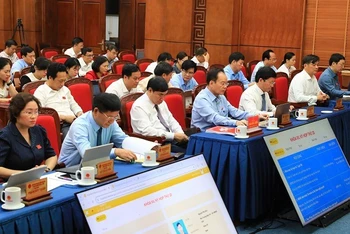 Đại biểu hội đồng nhân dân tỉnh Điện Biên tại kỳ họp lần thứ 20.
