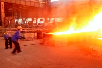 Nhà máy sản xuất perro silic Thái Nguyên vận hành ổn định.