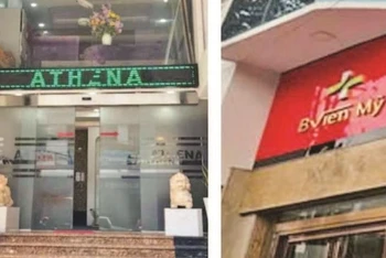 Hai cơ sở y tế hoạt động không phép trên địa bàn Quận 1 và Quận 3 vừa bị cơ quan chức năng kiểm tra. (Ảnh SỞ Y TẾ TP HỒ CHÍ MINH)