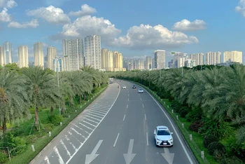 Sở Tài nguyên và Môi trường Hà Nội đang kiểm tra chi phí giải phóng mặt bằng của Dự án mở rộng và hoàn thiện đường Láng-Hòa Lạc.
