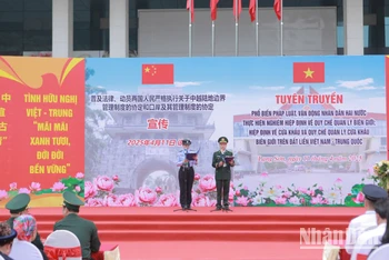 Chương trình tuyên truyền phổ biến pháp luật biên giới tại Lạng Sơn.