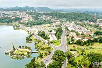 Khu vực trung tâm thành phố Đà Lạt, tỉnh Lâm Đồng.