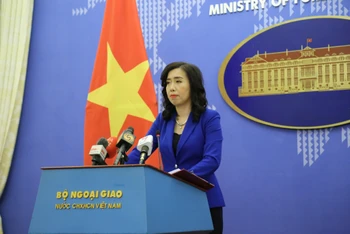 Người Phát ngôn Bộ Ngoại giao Lê Thị Thu Hằng.