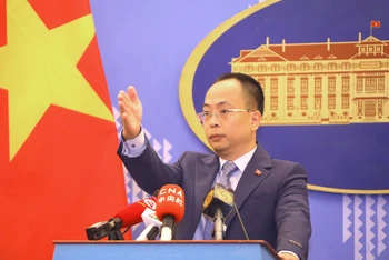 Phó Phát ngôn Bộ Ngoại giao Đoàn Khắc Việt. (Ảnh: Bộ Ngoại giao)