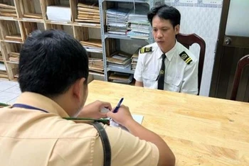 Ông Nguyễn Thanh Cường làm việc với cơ quan chức năng.
