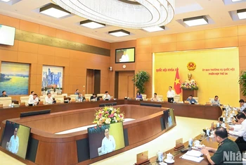Phiên họp thứ 34 của Ủy ban Thường vụ Quốc hội sẽ diễn ra trong 3 ngày, từ ngày 11-13/6, tại phòng họp Tân Trào, Nhà Quốc hội.