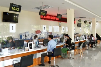 Bộ phận một cửa tại huyện Nhà Bè, Thành phố Hồ Chí Minh.