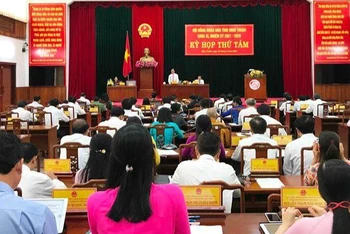 Quang cảnh kỳ họp.