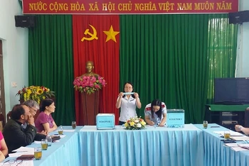 Hình ảnh lễ bốc thăm.