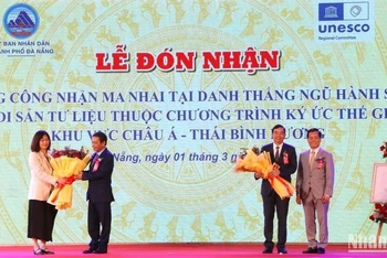 Lễ đón nhận Bằng công nhận di sản tư liệu Mai nhai thuộc Chương trình Ký ức thế giới khu vực châu Á-Thái Bình Dương