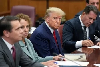 Ông Trump bị truy tố 34 tội danh. (Nguồn: AP)