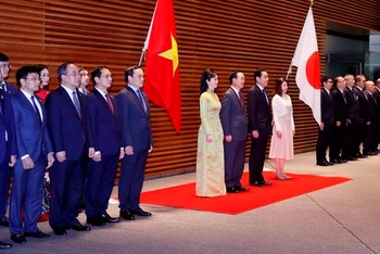 Lễ đón trọng thể Chủ tịch nước Võ Văn Thưởng và Phu nhân thăm chính thức Nhật Bản
