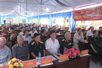 Quang cảnh buổi Lễ kết nghĩa và giao lưu 3 trung đoàn, Trung đoàn 1 - U Minh, Trung đoàn 1 (Đoàn Ba Gia), Trung đoàn 88 (Đoàn Tu Vũ).