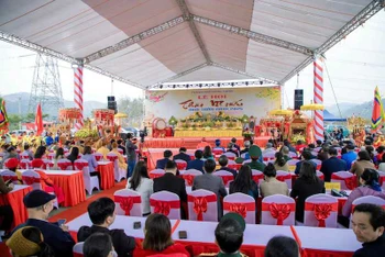 Quang cảnh khai Hội Thái miếu nhà Trần năm 2025.