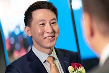 CEO của TikTok, ông Shou Zi Chew. (Nguồn: Bloomberg/TTXVN)