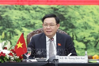 Chủ tịch Quốc hội Vương Đình Huệ. (Ảnh: TTXVN)