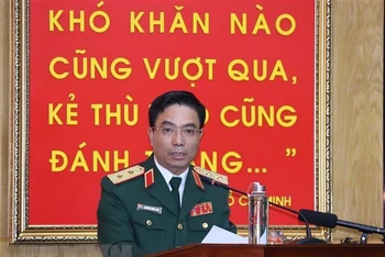 Trung tướng Nguyễn Doãn Anh. (Ảnh: Thống Nhất/TTXVN)