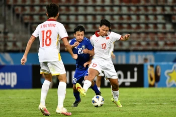 U17 Việt Nam thất bại trước U17 Uzbekistan. (Ảnh: AFC)