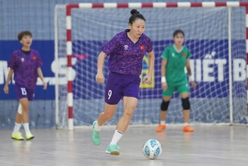 Đội tuyển nữ futsal Việt Nam chuẩn bị bước vào giải đấu lớn trong năm 2025. (Ảnh: VFF)