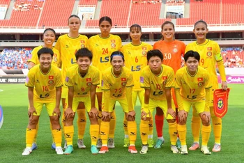 Câu lạc bộ nữ TP Hồ Chí Minh thi đấu tại AFC Women’s Champions League 2024/25 vừa qua. (Ảnh: VFF)