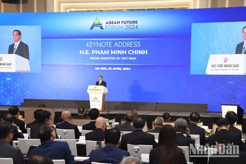 Thủ tướng Phạm Minh Chính phát biểu tại Diễn đàn Tương lai ASEAN 2024.