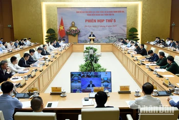 [Ảnh] Phiên họp thứ 5 Ban Chỉ đạo Nhà nước các công trình, dự án quan trọng quốc gia ngành giao thông vận tải